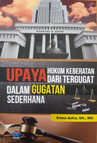 Upaya hukum keberatan dari tergugat dalam gugatan sederhana