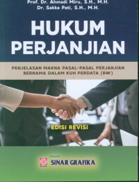 Hukum perjanjian : penjelasan makna pasal-pasal perjanjian bernama dalam KUH perdata (BW)