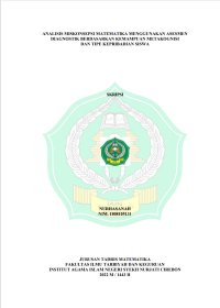 Analisis Miskonsepsi Matematika Menggunakan Asesmen Diagnostik Berdasarkan Kemampuan Metakognisi Dan Tipe Kepribadian Siswa