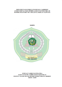 Implementasi Kurikulum KMI dan Cambridge International Pada Pembelajaran Matematika Di Pondok Pesantren Mu’adalah Al-Ikhlas Taliwang