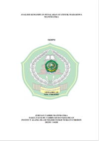 Analisis Kemampuan Penalaran Statistik Mahasiswa Matematika