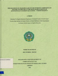 The Influence Of Charades Game Online Students' Competence In English Vocabulary At The Fifth Grade Students Of Kepongpongan 3 Elementary School - Cirebon Regency