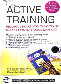 Active Training; panduan praktis tentang teknik,desain, ,contoh kasus, dan kiat