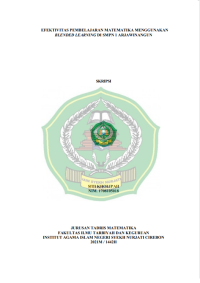 Efektivitas Pembelajaran Matematika Menggunakan Blended Learning di SMPN 1 Arjawinangun